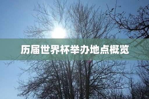 历届世界杯举办地点概览常熟市高丰毛纺织品有限公司