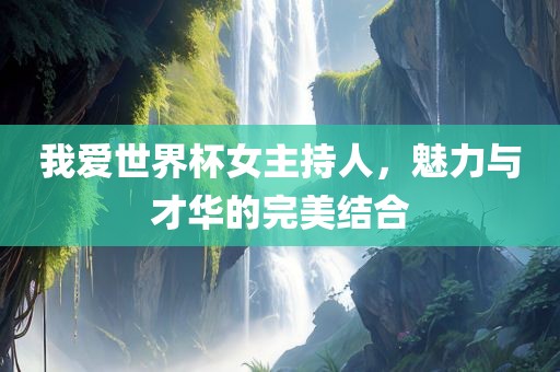 我爱世界杯女主持人，魅力与才华的完美结合