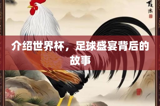 介绍世界杯，足球盛宴背后的故事
