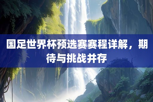 国足世界杯预选赛赛程详解，期待与挑战并存常熟市高丰毛纺织品有限公司