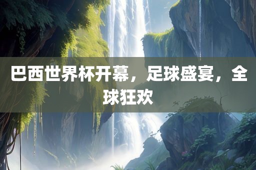 巴西世界杯开幕，足球盛宴，全球狂欢常熟市高丰毛纺织品有限公司