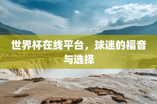 世界杯在线平台，球迷的福音与选择常熟市高丰毛纺织品有限公司