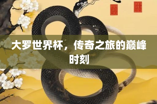 大罗世界杯，传奇之旅的巅峰时刻