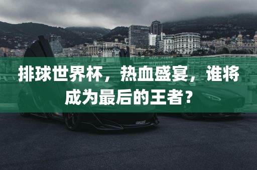 排球世界杯，热血盛宴，谁将成为最后的王者？