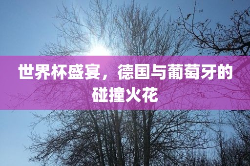 世界杯盛宴，德国与葡萄牙的常熟市高丰毛纺织品有限公司碰撞火花