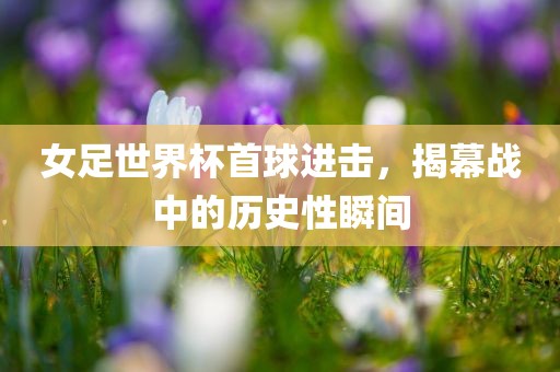 女足世界杯首球进击，揭幕战中的历史性瞬间