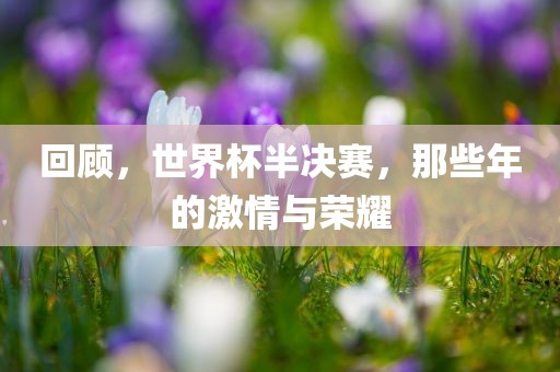 回顾，世界杯半决赛，那些年的激情与荣耀