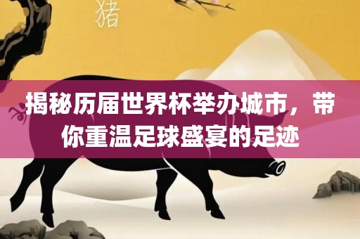 揭秘历届世界杯举办城市，带你重温足球盛宴的足迹