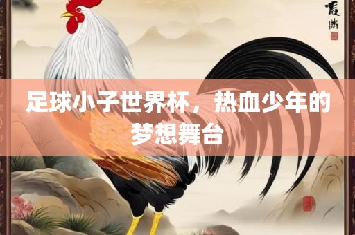 足球小子世界杯，热血少年的梦想舞台