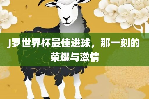J罗世界杯最佳进球，那一刻的荣耀与激情