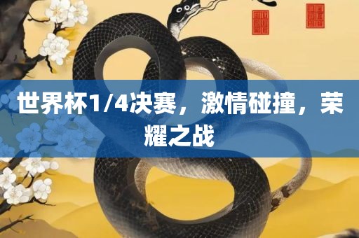 世界杯1/4决赛，激情碰撞，荣耀之战