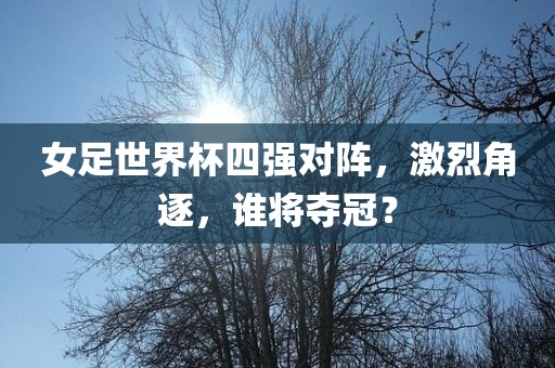 女足世界杯四强对阵，激烈角逐，谁将夺冠？