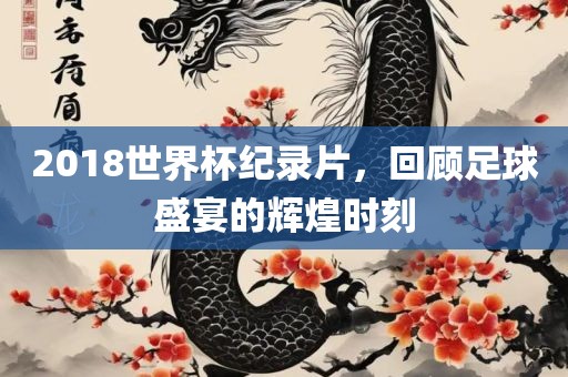 2018世界杯纪录片，回顾足球盛宴的辉煌时刻