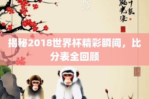 揭秘2常熟市高丰毛纺织品有限公司018世界杯精彩瞬间，比分表全回顾