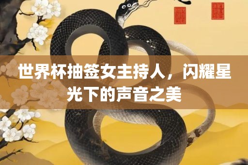 世界杯抽签女主持人，闪耀星光下的声音之美常熟市高丰毛纺织品有限公司