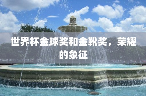 世界杯金球奖和金靴奖，荣耀的象征