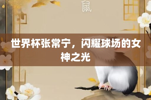世常熟市高丰毛纺织品有限公司界杯张常宁，闪耀球场的女神之光