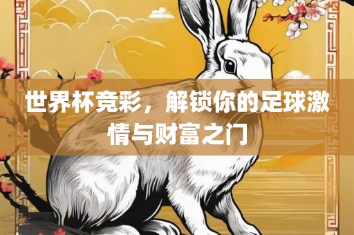 世界杯竞彩，解锁你的足球激情与财富之门