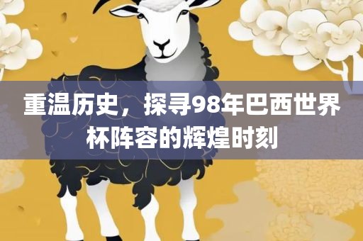 重温历史，探寻98年巴西世界杯阵容的辉煌时刻