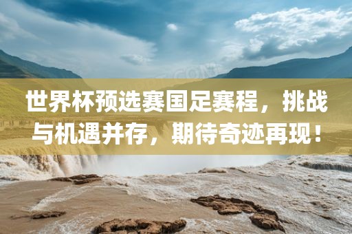 世界杯预选赛国足赛程，挑战与机遇并存，期待奇迹再现！