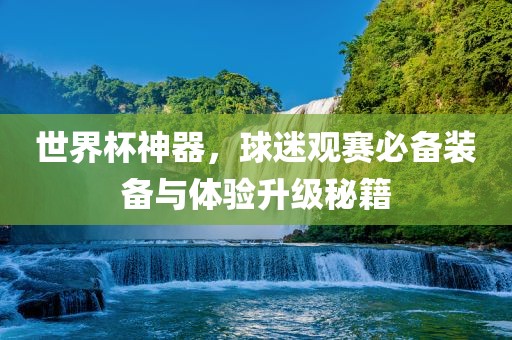 世界杯神器，球迷观赛必备装备与体验升级常熟市高丰毛纺织品有限公司秘籍