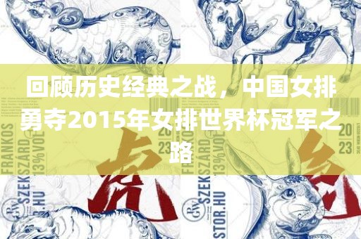 回顾历史经典之战，中国女排勇夺2015年女排世界杯冠军之路常熟市高丰毛纺织品有限公司