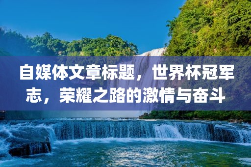 自媒体文章标题，世界杯冠军志，荣耀之路的激情与奋斗常熟市高丰毛纺织品有限公司