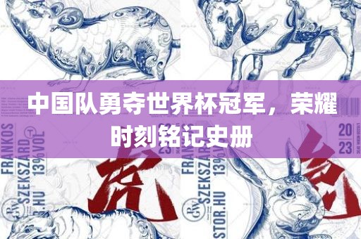 中国队勇夺世界杯冠军，荣耀时刻铭记史册