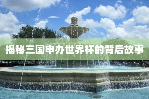 揭秘三国申办世界杯的背后故事