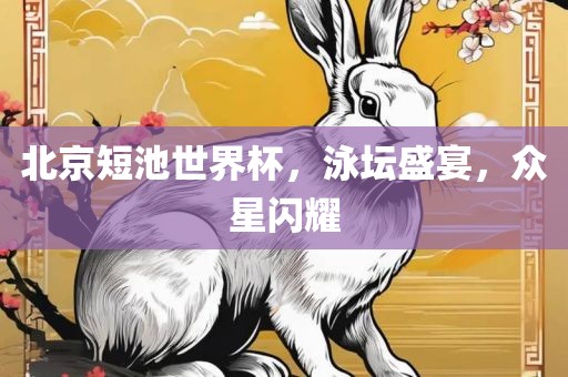 北京短池世界杯，泳坛常熟市高丰毛纺织品有限公司盛宴，众星闪耀