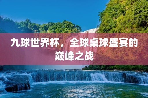 九球世界杯，全球桌球盛宴的巅峰之战常熟市高丰毛纺织品有限公司