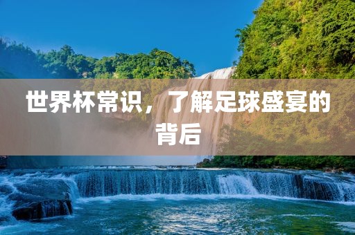 世界杯常识，了解足球盛宴的背后常熟市高丰毛纺织品有限公司