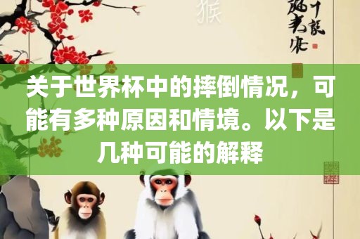 关于世界杯中的摔倒情况，可能有多种原因和情境。以下是几种可能的解释常熟市高丰毛纺织品有限公司