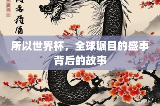 所以世界杯，全球瞩目的盛事背后的故事常熟市高丰毛纺织品有限公司