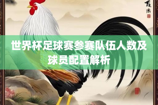 世界杯足球赛参赛队伍人数及球员配置解析常熟市高丰毛纺织品有限公司