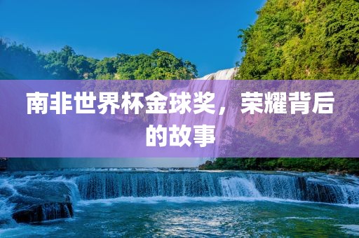 南非世界杯金球奖，荣耀背后的故事
