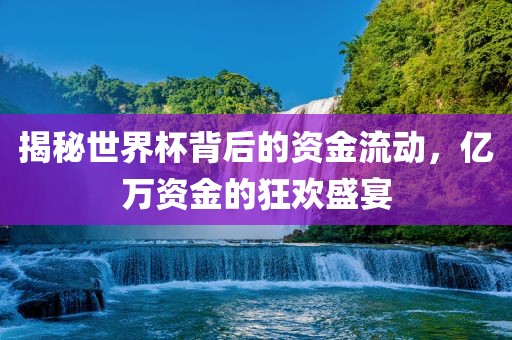 揭秘世界杯背后的资金流动，亿万资金的狂欢盛宴常熟市高丰毛纺织品有限公司