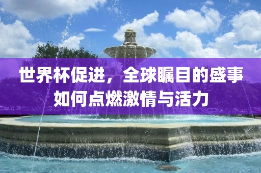 世界杯促进，全球瞩目的盛事如何点燃激情与活力常熟市高丰毛纺织品有限公司