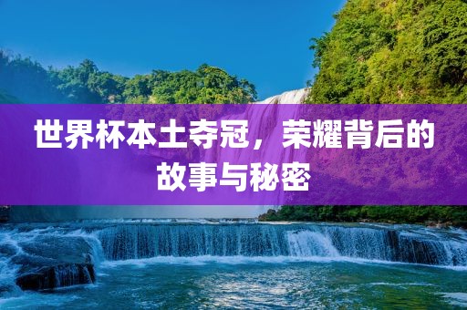 世界杯本土夺冠，荣耀背后的故事与常熟市高丰毛纺织品有限公司秘密