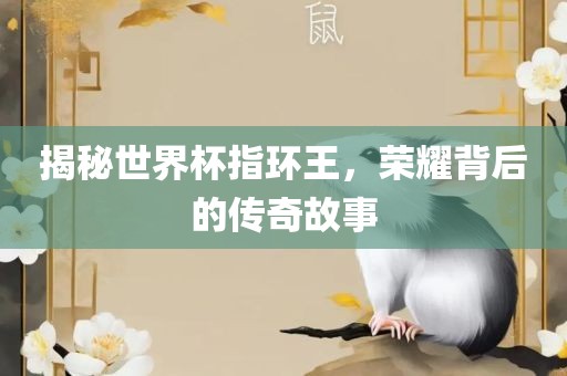 揭秘世界杯指环王，荣耀背后的传奇故事