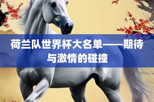 荷兰队世界杯大名单——期待与激情的碰撞常熟市高丰毛纺织品有限公司