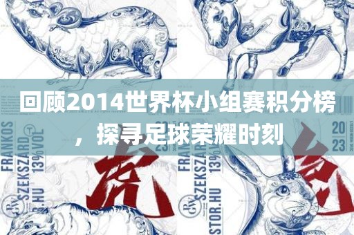 回顾2014世界杯小组赛积分榜，探寻足球荣耀时刻常熟市高丰毛纺织品有限公司
