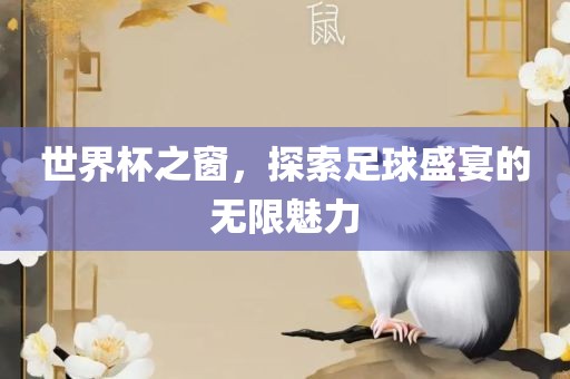 世界杯之窗，探索足球盛宴的无限魅力