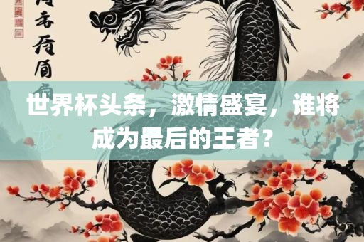世界杯头条，激情盛宴，谁将成为最后的王者？