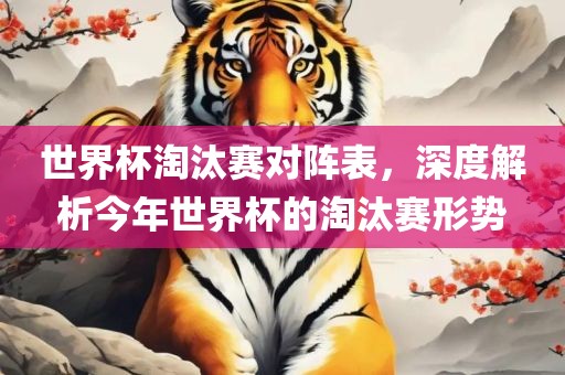 世界杯淘汰赛对阵表，深度解析今年世界杯的淘汰赛形势