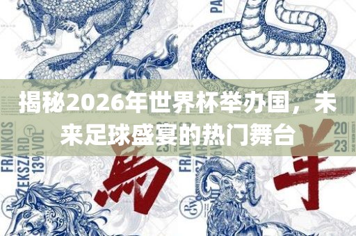 揭秘2026年世界杯举办国，未来足球盛宴的热门舞台常熟市高丰毛纺织品有限公司