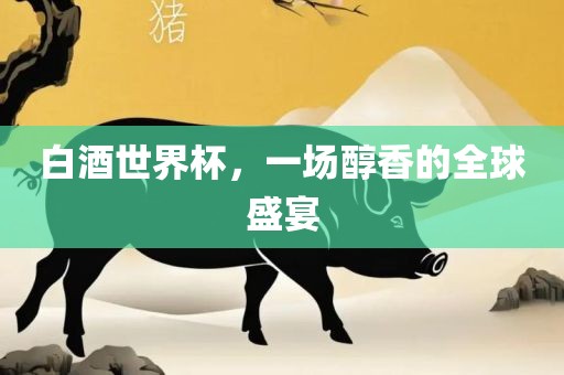 白酒世界杯，一场醇香的全球盛宴