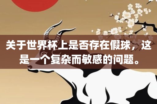关于世界杯上是否存在假球，这是一个复杂而敏感的问题。常熟市高丰毛纺织品有限公司