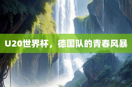 U20世界杯，德国队的青春风暴