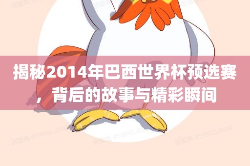 揭秘2014年巴西世界杯预选赛，背后的故事与精彩瞬间常熟市高丰毛纺织品有限公司